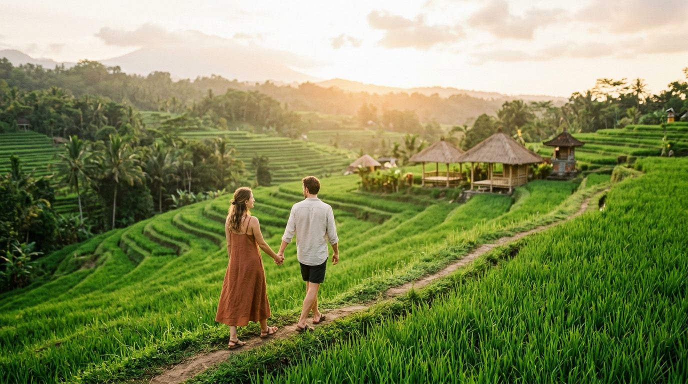 Bali en amoureux : votre voyage sur mesure à deux